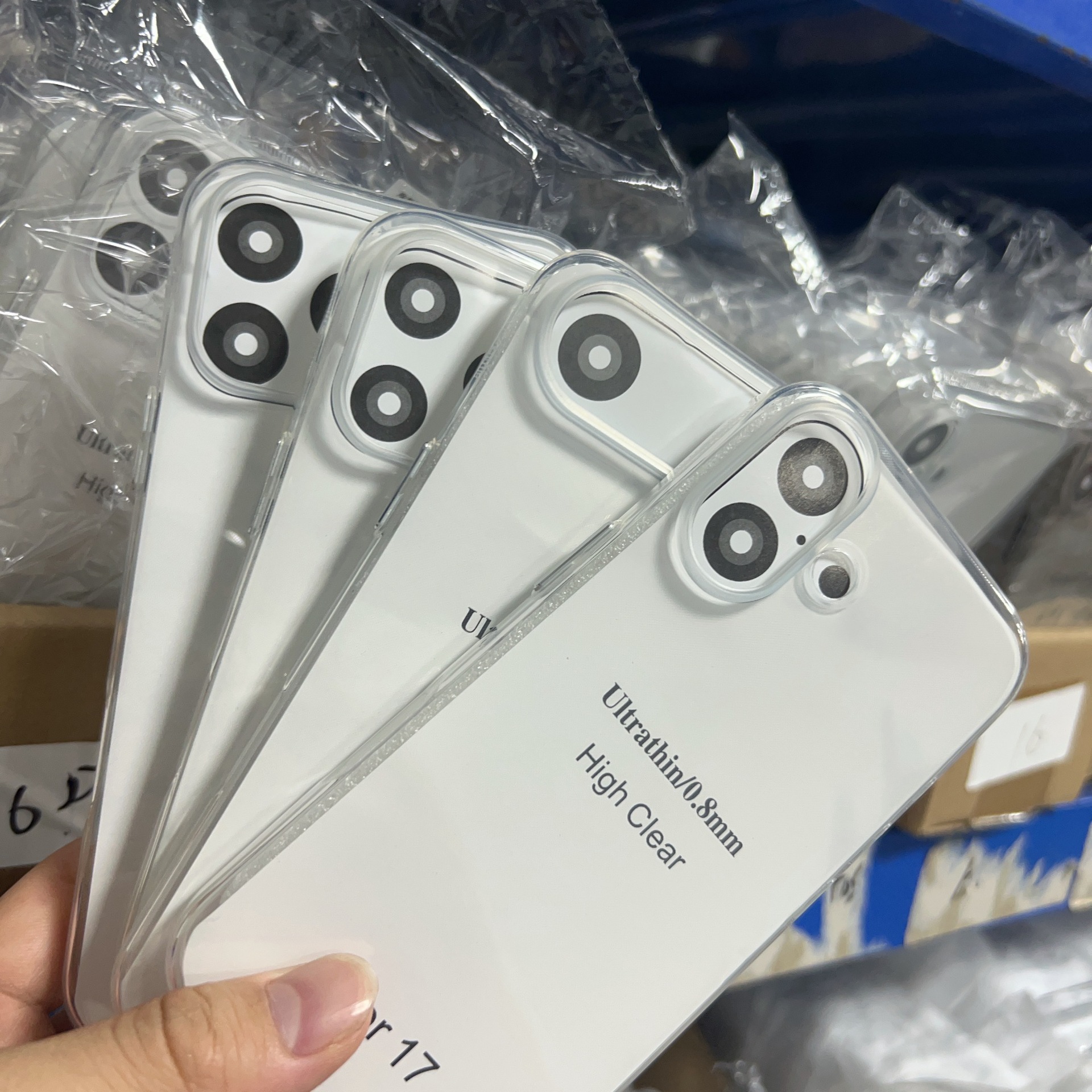 Bayer TPU transparent case Apple 16Promax for iPhone 15Pro 17 mobile phone case heat dissipation hole - Image 4