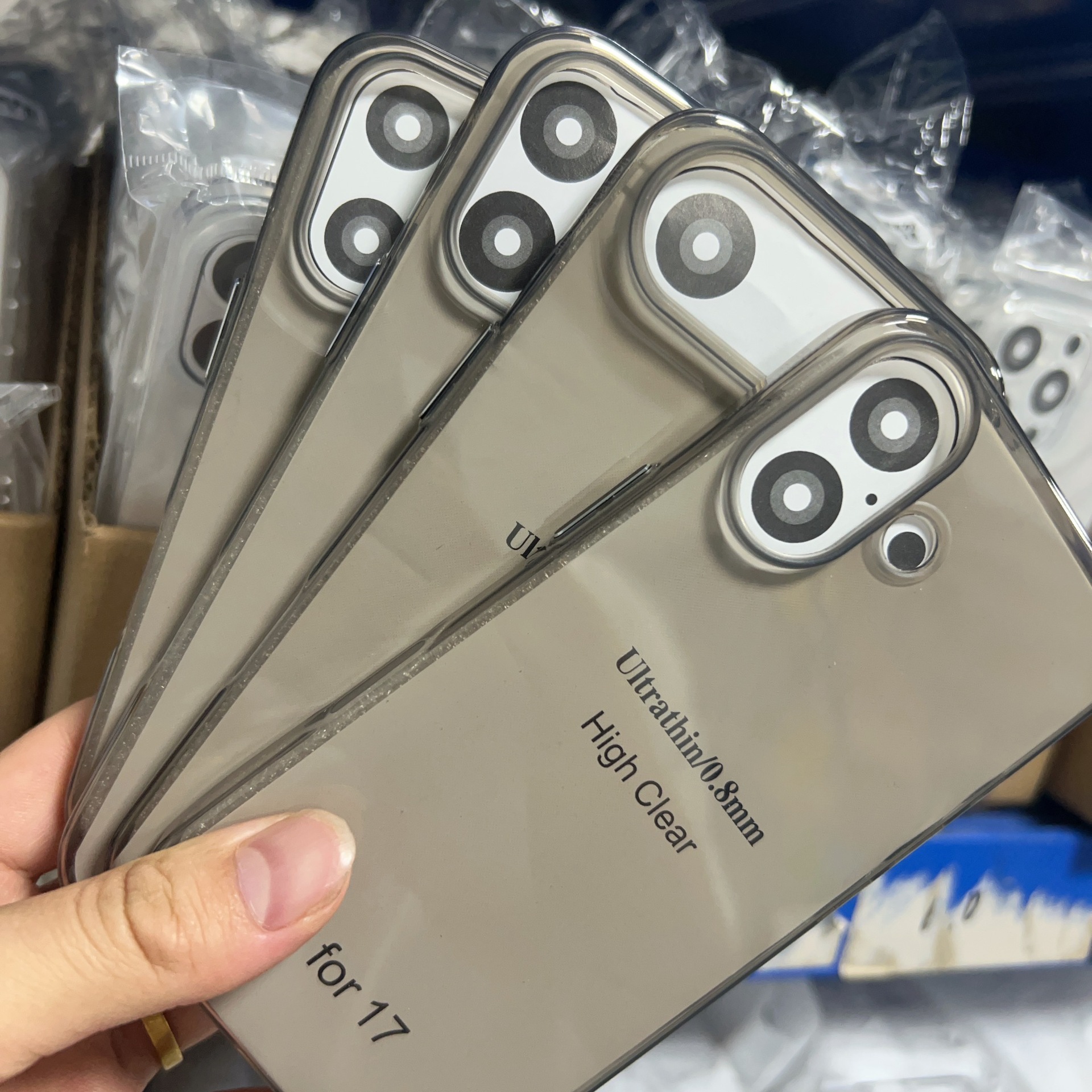 Bayer TPU transparent case Apple 16Promax for iPhone 15Pro 17 mobile phone case heat dissipation hole - Image 2